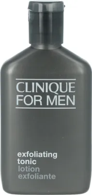 Produktbild von Clinique For Men Oil Control Exfoliating Tonic, Reinigendes Tonikum, Männer, ölige Haut, Exfoliation, Glättend, Weichmachend, Flasche, Water\Aqua\Eau, Alcohol Denat., Salicylic Acid, Hamamelis Virginiana (Witch Hazel), Butylene...