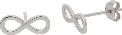 Produktbild von JuwelmaLux Ohrstecker Infinity 925 Silber rhodiniert JL16-06-0413