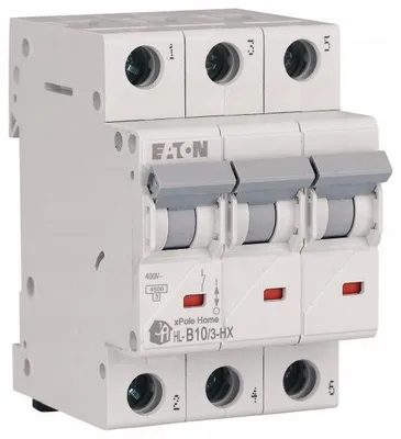 Obrázek produktu pro Nadproudový jistič 3P B 10A 6kA AC xPole Home HN-B10/3 194879 Eaton