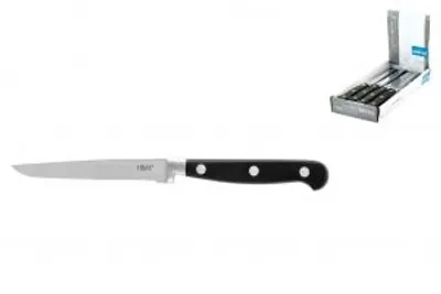 Immagine prodotto di H&H Coltello Bistecca Con Punta, Mezza Lama Seghettata