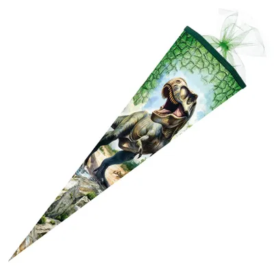Produktbild von Nestler Schultüte Dino Rex 85cm mit Tüllverschluss