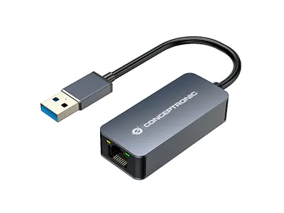 Zdjęcie produktu dla Conceptronic ABBY12G, Przewodowa, USB, Ethernet, 2500 Mbit/s, Szary