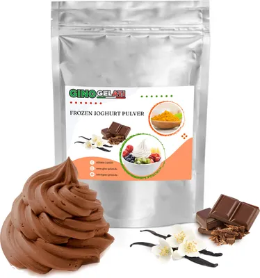 Produktbild von Vanille Schoko Frozen Joghurt Pulver 333 g