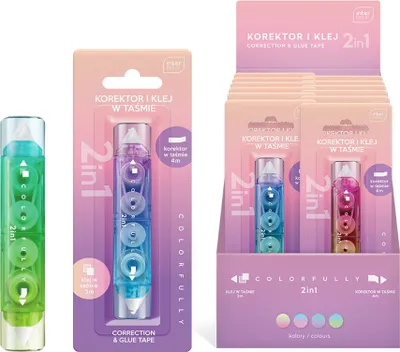 Obrázek produktu pro Korekční a lepicí váleček Interdruk barevný