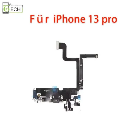 Produktbild von Ladebuchse für iPhone 13 Pro Anschluss Connector Flex USB Schwarz