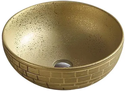 Immagine prodotto di Mexen Briana lavabo da appoggio 40 x 40 cm, dorato - 22064052