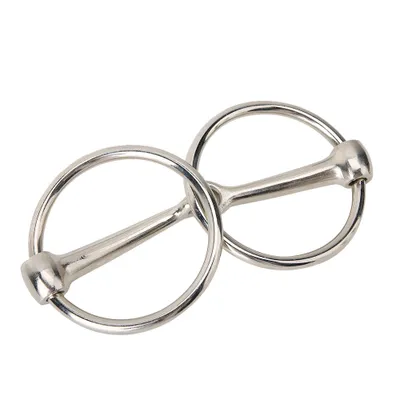 Immagine prodotto di Anello Snaffle, cavallo Snaffle, cavallo Snaffle Bit, ferro Snaffle cavallo, accessori equestri