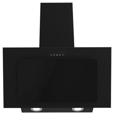 Produktbild von Respekta Kopffreie Schräghaube Kala mir Glasschirm, Schwarz, 60 cm, A++