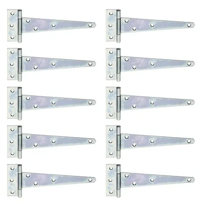 Produktbild von Alberts 10 x Kistenband 200x32 mm mit vernietetem Stift Dickschichtschutz stabiler Scharnierbeschlag