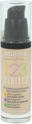 Produktbild von Bourjois 123 Perfect, Pumpenflasche, Flüssigkeit, Mischhaut, Licht, Light Vanilla, Natürlich/Natur
