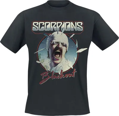 Produktbild von Scorpions T-Shirt Herren Blackout Tour 1982 schwarz M