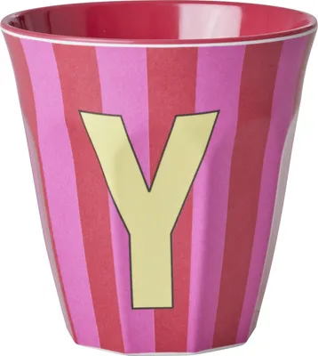 Produktbild von Rice Becher - ROT/PINK - Buchstabe Y
