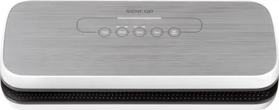 Produktbild von SENCOR SVS 3010GY Vákuovačka, Možnosť vákuovať suché a mokré potraviny, Možnosť vákuovať suché a mokré potraviny, 5 vákuových vreciek 20 × 30 cm, 1 vákuová fólia 20 × 200 cm