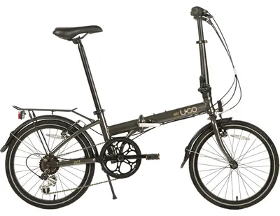 Produktbild von U-GO Mobility Just D6, Klapprad, Erwachsene, Unisex, Aluminium, Grau, 50,8 cm (20")