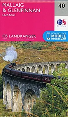 Obrázek produktu pro Mallaig & Glenfinnan, Loch Shiel 1 : 50 000