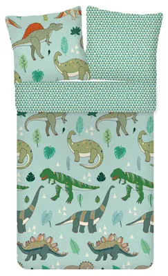 Produktbild von ESPiCO Bettwäsche Trendy Bedding Dinozeit Renforcé 135 cm x 200 cm