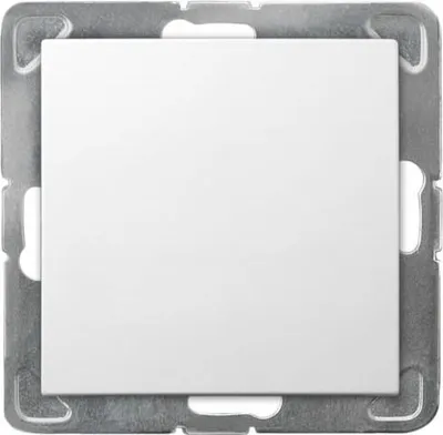 Image de Interrupteur P/T unipolaire blanc Impresja sans cadre