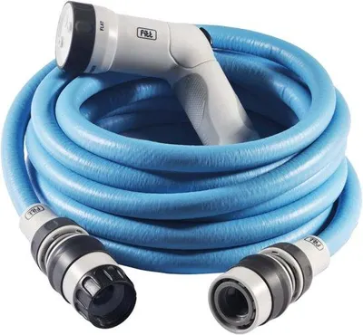 Image de Tuyau d'arrosage 10 m - Léger et extensible - Bleu