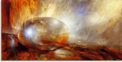 Produktbild von ARTland Glasbild Brainstorming Größe: 60x30 cm