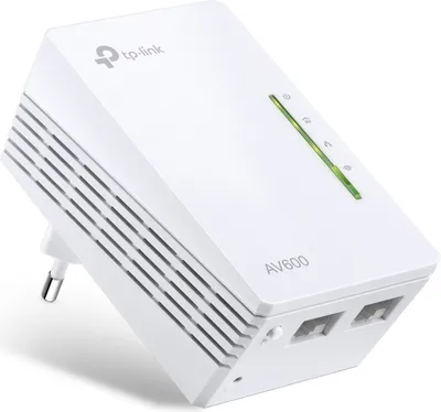 Produktbild von TP-Link TL-WPA4220 AV600 WLAN N300 WiFi Powerline (600Mbit/s Powerline, 300Mbit/s WLAN 2.4GHz, 1-częściowy)