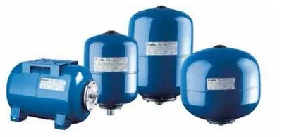 Obrázek produktu pro Tlaková expanzní nádoba - vodárenské systémy - 80l, 10bar, 1˝, horizontální IVAR.AFH 80 - AQUACOLD
