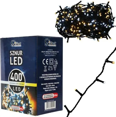 Zdjęcie produktu dla Lampki choinkowe sznur świetlny 400 LED mix C.B+Z.B
