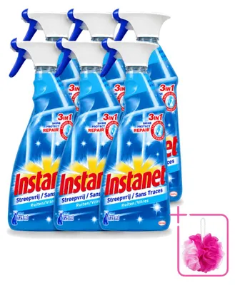 Produktbild von 6 x Instanet Glasreiniger - 3-in-1 Spray - 725 ml - Sparpackung - 6 Stücke