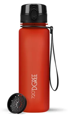 Image de Gourde 720°DGREE uberBottle softTouch avec filtre, rouge pastèque, 0,5 l
