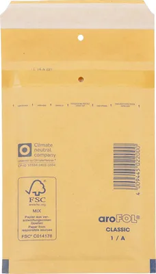 Produktbild von aroFOL Luftpolstertasche 2FVAF000001 120x175 braun 200St.