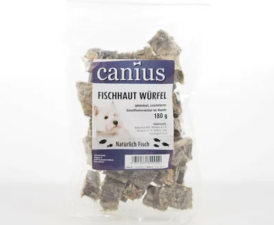 Produktbild von Canius Fischhaut Würfel | 180g