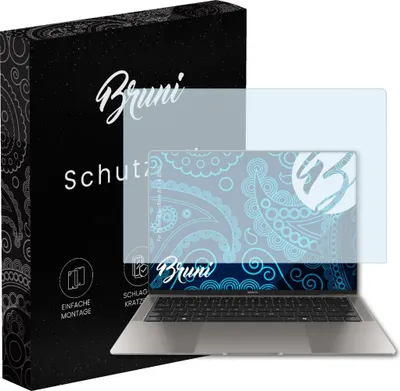 Produktbild von Bruni Basics-Clear 2x Schutzfolie kompatibel mit Honor MagicBook Art 14 (2025) Folie