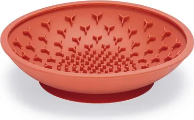 Zdjęcie produktu dla Beeztees Mata do lizania z silikonu, czerwona