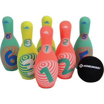 Produktbild von NEOPREN KEGEL-SET im Kartonträger mit Meshbag,