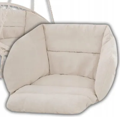 Produktbild von OMNA | Kissen für Gartenschaukel "Storchennest" - Beige - Ergonomisch - Pflegeleicht - Boho-Stil