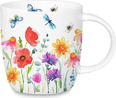 Produktbild von Teebecher Teetasse Tasse Becher Formano Tasse Becher mit Blumen Porzellan Sophie