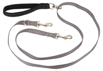 Produktbild von PetSafe Anti-Zieh Hundeleine 120cm Reflektierend Nylon Grau 3-in-1-Geschirr