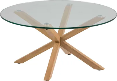 Produktbild von Couchtisch Hennie ø82cm - Eiche Nachbildung
