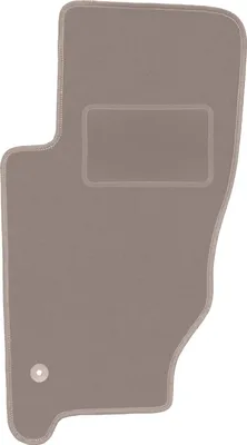 Produktbild von Fahrerfußmatte Velours beige passend für Jeep Cherokee Liberty KJ (2002-2007, Feld) – mit Befestigungen – passgenau