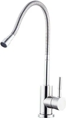 Immagine prodotto di Rubinetto per lavello in acciaio inox Rubinetto moderno cromato per lavabo monocomando