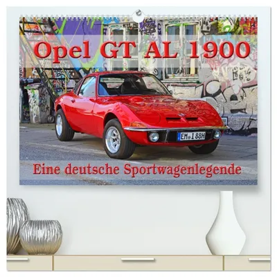 Produktbild von Opel GT 1900 AL Eine deutsche Sportwagenlegende (hochwertiger Premium Wandkalender 2027 DIN A2 quer), Kunstdruck in Hochglanz