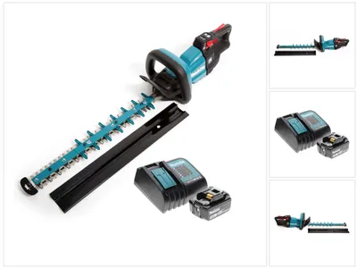 Image de Makita DUH 502 SF Taille-haie sans fil 18 V 50 cm Brushless + 1x batterie 3,0Ah + chargeur gert