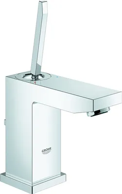 Produktbild von GROHE Einhand-Waschtischbatterie Eurocube Joy 23654, S-Size, Einlochmontage, Zugstangen-Ablaufgarnitur 1 1/4'', chrom