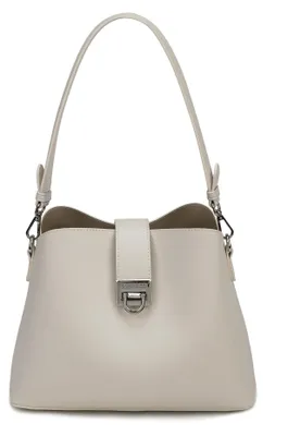 Image de Sac bandoulière pour femmes en simili cuir, avec fermeture à pression et bandoulière réglable