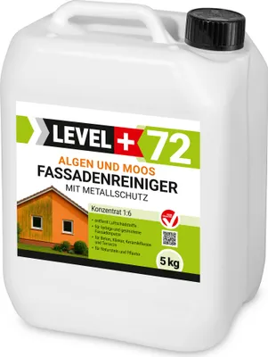 Produktbild von Fassadenreiniger 5kg Algen Moos Pilze Entferner Sofort Wirkend Konzentrat L+72