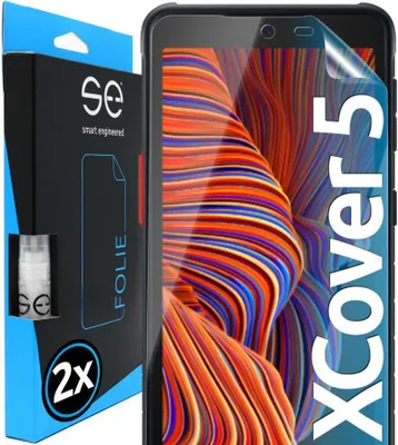 Produktbild von Smart Engineered SE0-F0101-0169-21-M, Samsung, Galaxy XCover 5, Schmutzabweisend, Kratzresistent, Transparent, 2 Stück(e)