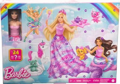 Obrázek produktu pro Mattel Barbie  dreamtopia adventní kalendář 2023 s panenkou
