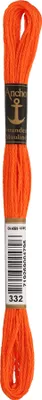 Produktbild von Anchor Sticktwist 4635000-00332 korallenrot Stickgarn, 100 % Baumwolle