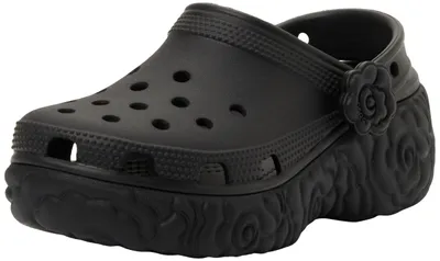 Zdjęcie produktu dla Crocs, damskie, klapki Classic Platform Bloom, czarne, rozmiar 34-35