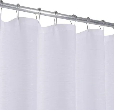 Produktbild von Famanu Duschvorhang Streifen 180 x 200 cm – Waschbar und dekorativ für Badezimmer