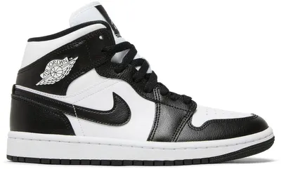Produktbild von Nike Air Jordan 1 Mid Panda Black White Sneaker - 44,5